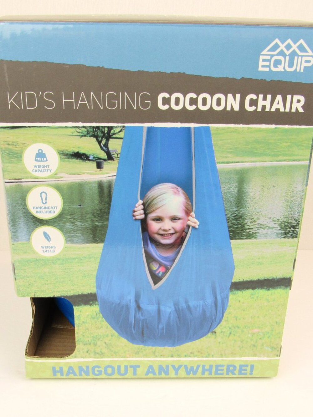 Equip Kid's Hanging Cocoon Chair Tree Swing Child Outdoor Seat Hangout Anywhere